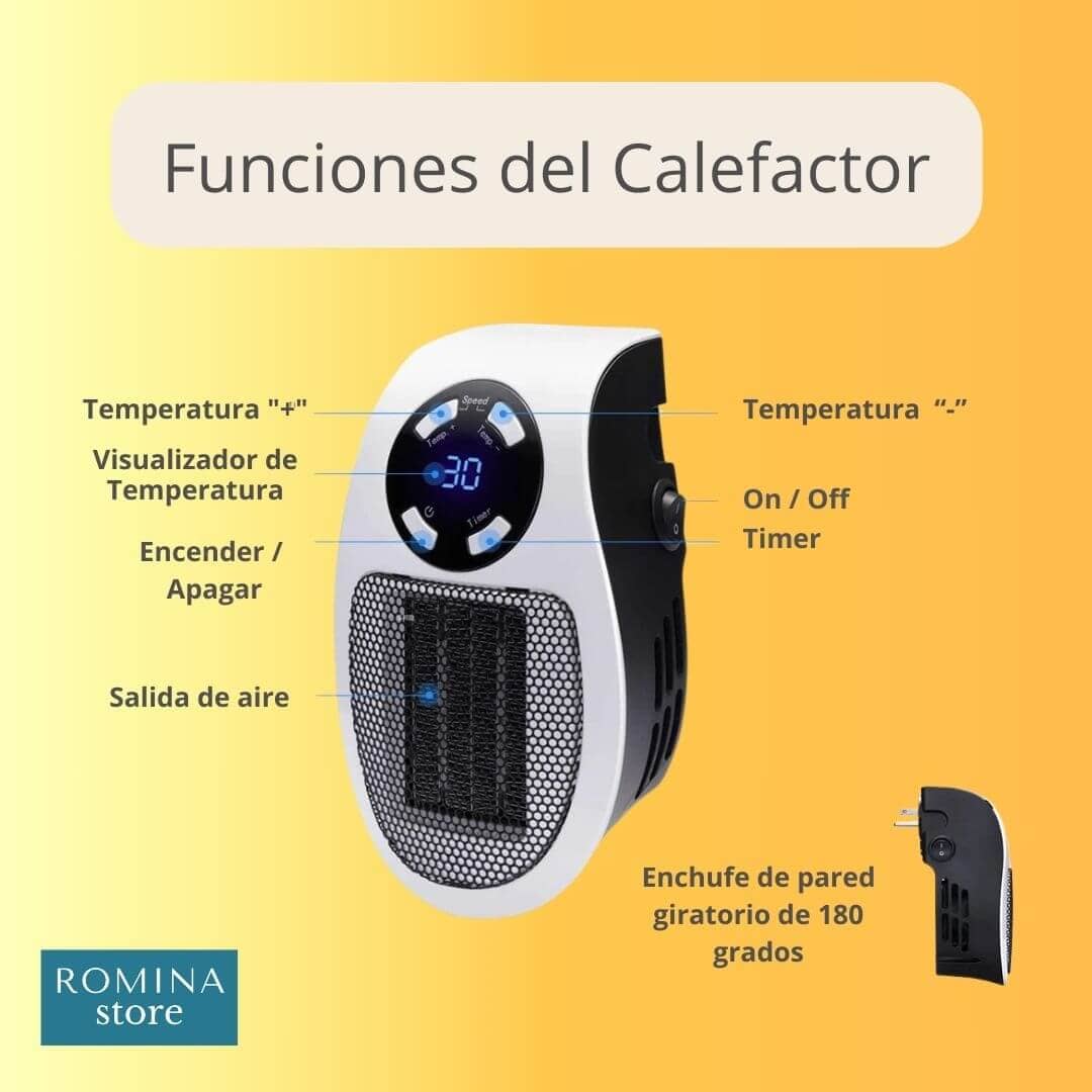 NUEVO CALEFACTOR PORTATIL PREMIUN