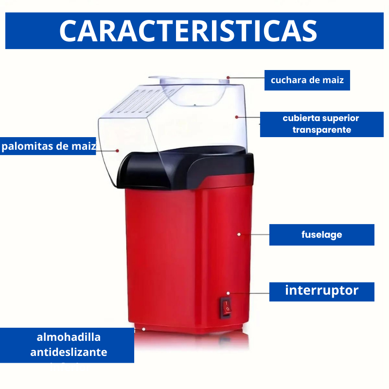 Nueva Máquina para hacer palomitas de maíz