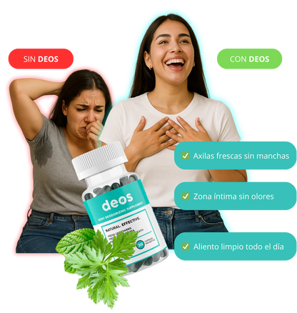 🌿DEOS: Elimina el Mal Olor Corporal Naturalmente💊✨