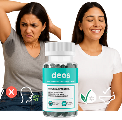 🌿DEOS: Elimina el Mal Olor Corporal Naturalmente💊✨