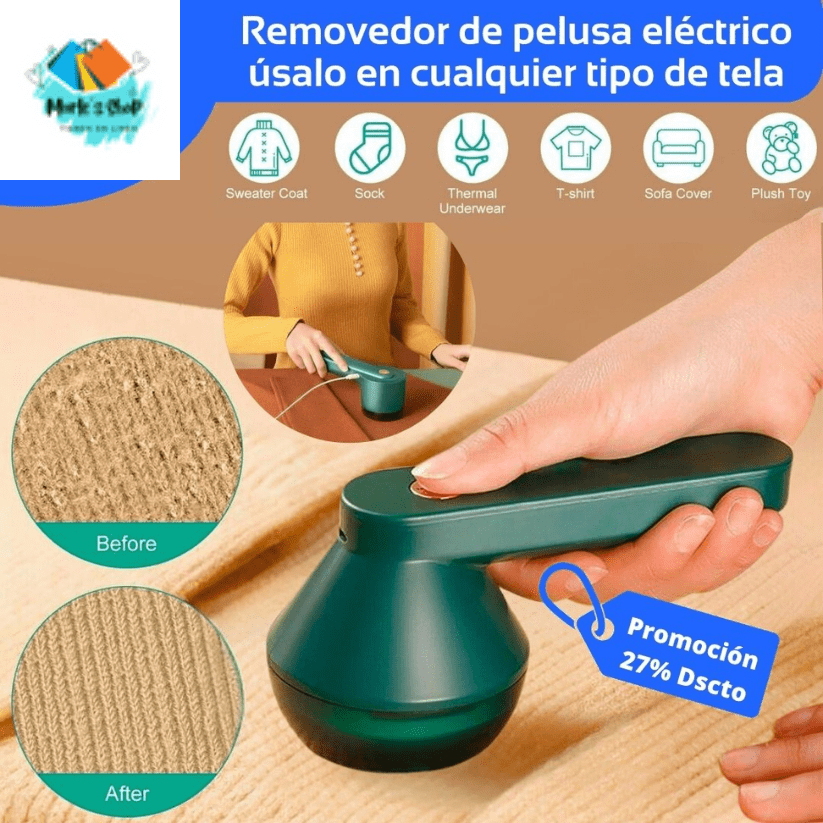 Removedor de pelusa eléctrico